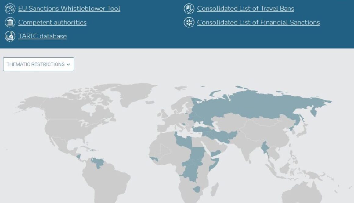 EU Sanctions Map