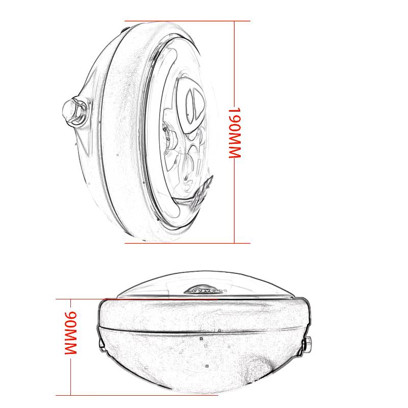 Porta lampada LED, ci sono di due profondità